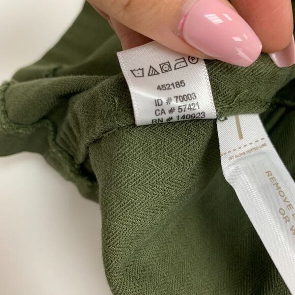 LOFT Ann Taylor Herringbone Jacket Womens M Medium Peplum Wide Sleeves Utility - Picture 9 of 12